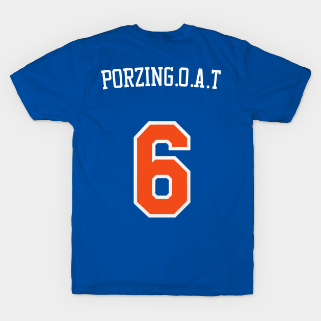 Kristaps Porzingis 'Porzingoat' Nickname Jersey - New York Knicks by xavierjfong